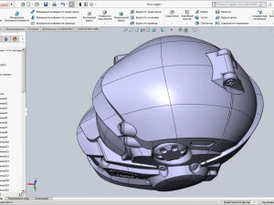 cad-friendly helmet model h1v1 3D Print Model