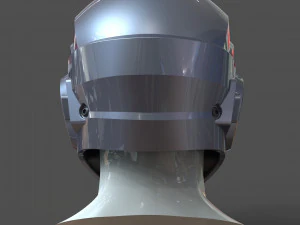 cad-friendly models kit helmet h1v1 and male head m1p1d0v1head 3D Model
