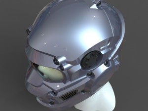 cad-friendly models kit helmet h1v1 and male head m1p1d0v1head 3D मॉडल