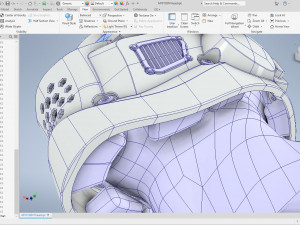 cad-friendly models kit helmet h1v1 and male head m1p1d0v1head 3D मॉडल