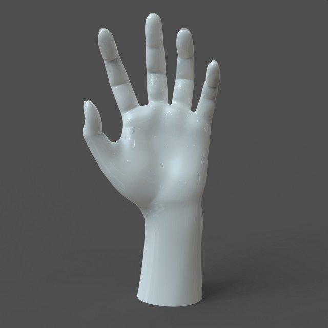 cad-friendly casual woman hand model f1p2d1v1hand Modelo 3D .c4d .max .obj .3ds .fbx .stl .blend 