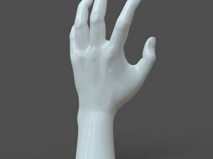 cad-friendly casual woman hand model f1p2d1v1hand Modelo 3D