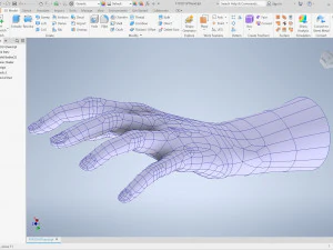 cad-friendly casual woman hand model f1p2d1v1hand 3D Model