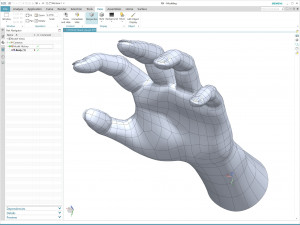 cad-friendly casual woman hand model f1p2d1v1hand Modelo 3D