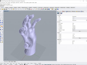 cad-friendly casual woman hand model f1p2d1v1hand Modelo 3D