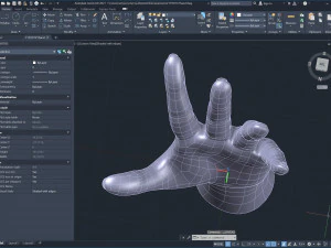 cad compatible casual woman hand model f1p3d1v1hand 3D Model