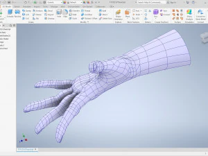cad compatible casual woman hand model f1p3d1v1hand 3D Model