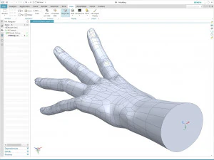 cad compatible casual woman hand model f1p3d1v1hand 3D Model