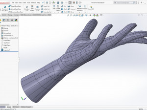 cad compatible casual woman hand model f1p3d1v1hand 3D 모델
