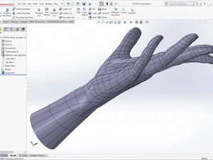 cad compatible casual woman hand model f1p3d1v1hand 3D Model