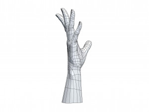cad compatible casual woman hand model f1p3d1v1hand 3D 모델