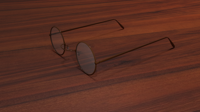vintage eyeglasses Modèle 3D .c4d .max .obj .3ds .fbx .stl .blend