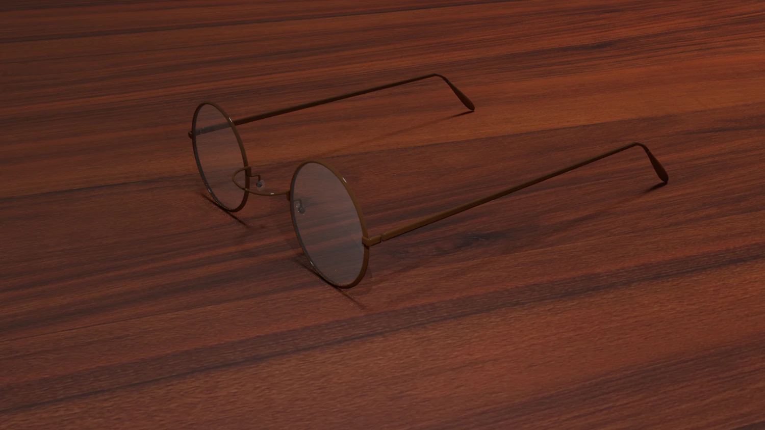 vintage eyeglasses 3D Model .c4d .max .obj .3ds .fbx .stl .blend 