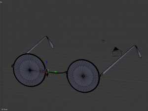vintage eyeglasses Modèle 3D
