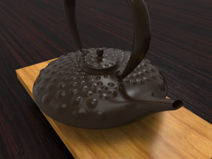 asian teapot Modèle 3D