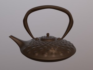 asian teapot Modèle 3D