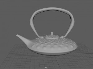asian teapot Modèle 3D