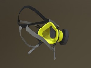 respirator Modelo 3D
