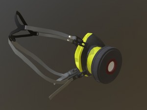 respirator Modelo 3D