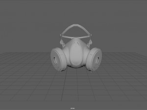 respirator Modelo 3D