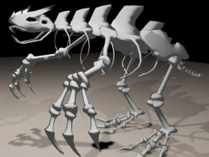 bone monster 3D Model