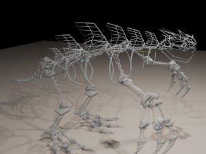 bone monster 3D मॉडल