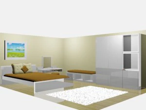 卧室 3D 模型