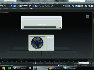airconditioner Model 3D