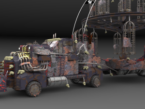 mad max war rig 3D Model