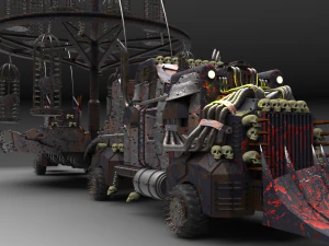 equipamento de guerra mad max Modelo 3D