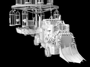 mad max war rig 3D Model