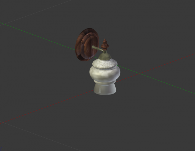 small home lamp 3D Model .c4d .max .obj .3ds .fbx .stl .blend 