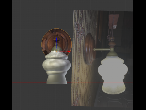 small home lamp 3D Model