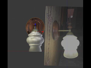 small home lamp 3D Model