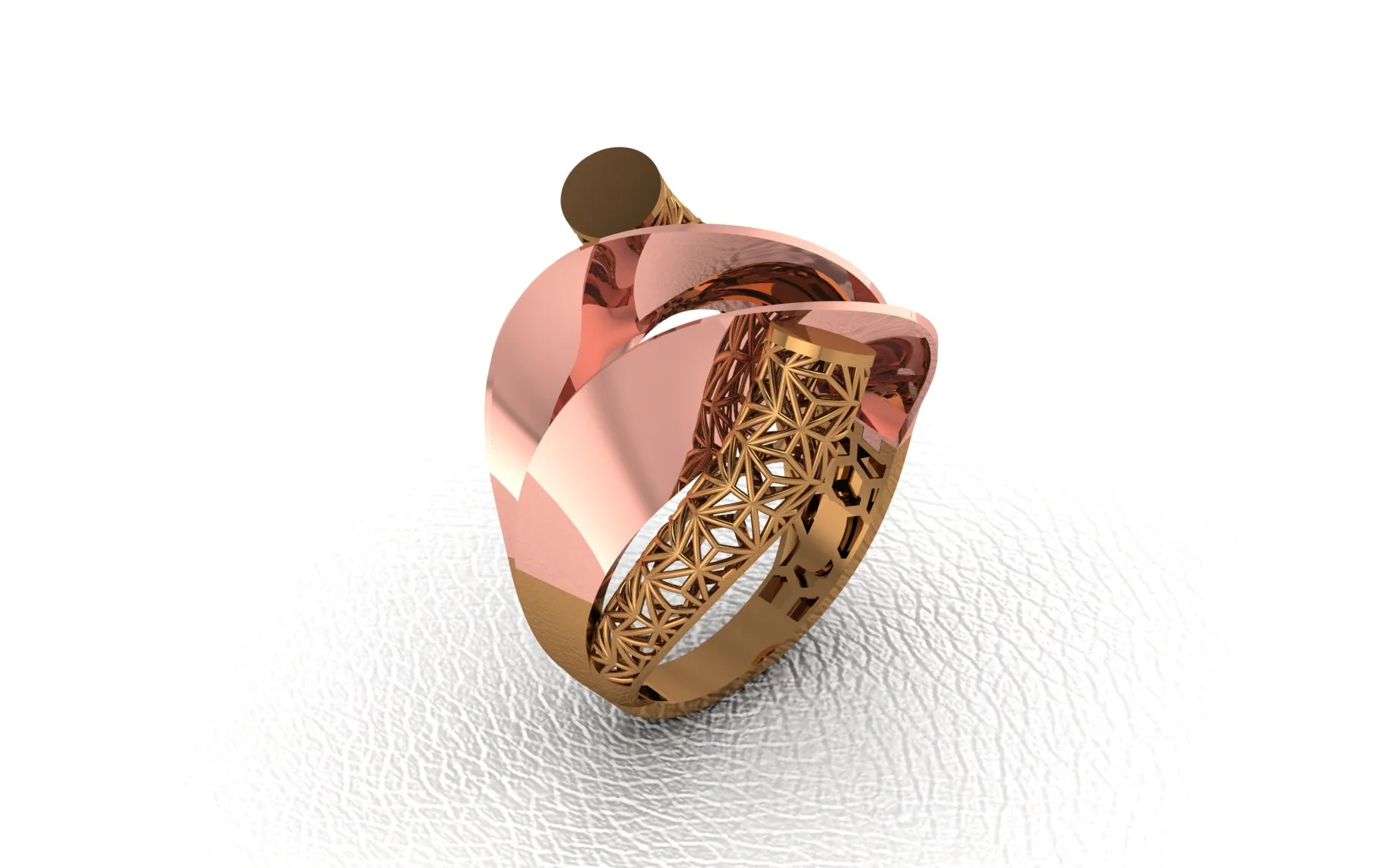 Ring 3D Print Model .c4d .max .obj .3ds .fbx .stl .blend 