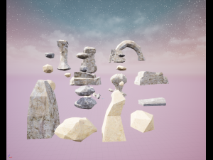 game ready low poly models 3D 模型