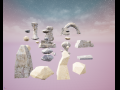 game ready low poly models 3D 모델
