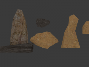 game ready low poly models 3D 모델