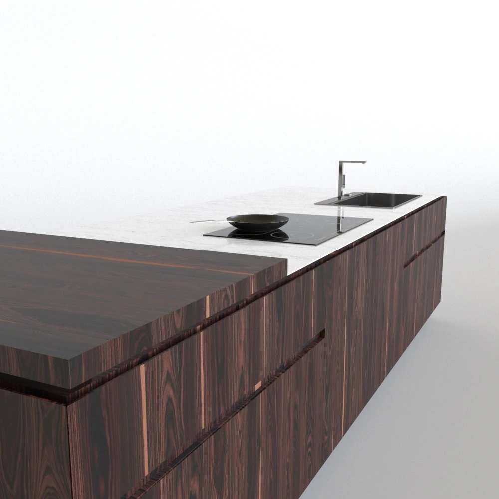 cesar elle kitchen island 3D Model .c4d .max .obj .3ds .fbx .stl .blend 