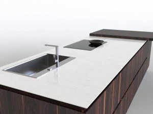 cesar elle kitchen island 3D Model
