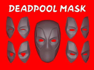 deadpool mask helmet 3D Print Model