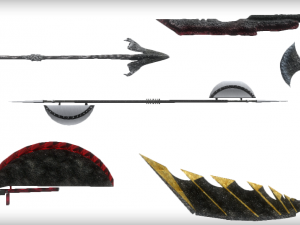 blades pack vol1 3D Model