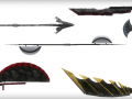 blades pack vol1 3D Модель