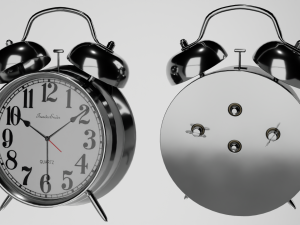 Alarm Clock Retro Style Modèle 3D