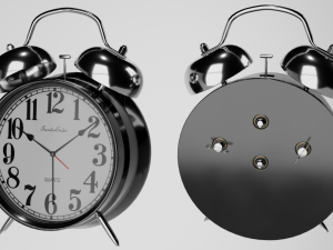 Alarm Clock Retro Style Modèle 3D