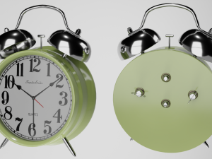 Alarm Clock Retro Style Modèle 3D