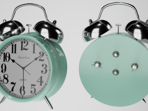 Alarm Clock Retro Style Modèle 3D