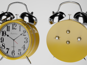 Alarm Clock Retro Style Modèle 3D