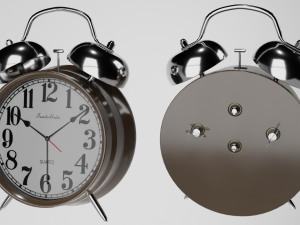 Alarm Clock Retro Style Modèle 3D