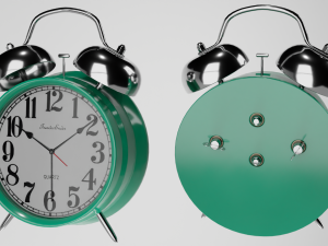 Alarm Clock Retro Style Modèle 3D